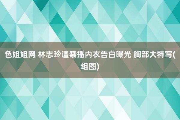 色姐姐网 林志玲遭禁播内衣告白曝光 胸部大特写(组图)